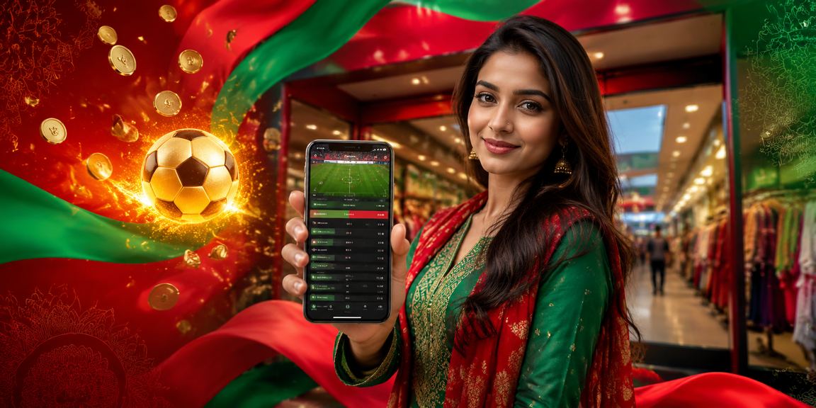 বগুড়ায় লাল সবুজ থিমে ক্যাসিনো অ্যাপ ও লটারি ব্যবহারের দৃশ্য
