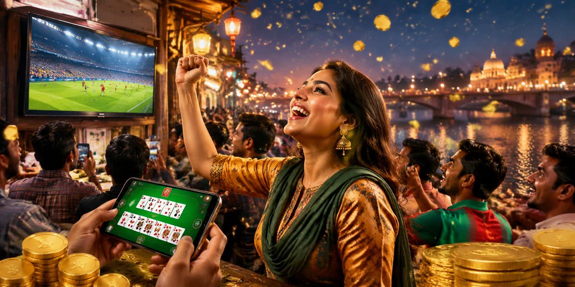 বগুড়ায় রামি গেম খেলছেন বাংলাদেশি ব্যবহারকারী