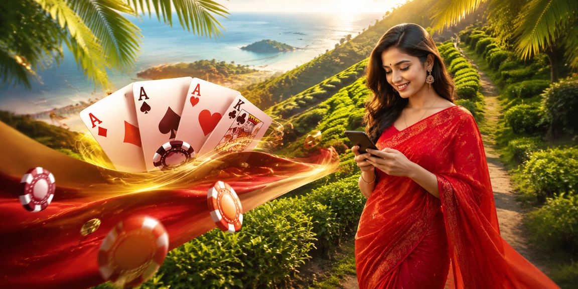 সিলেটে শাড়ি পরিহিত নারী মোবাইলে topx স্বাগত বোনাস ও তিন পাত্তি গেম উপভোগ করছেন